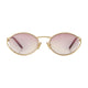 Miu Miu 0Mu 52Ys Sunglasses -  - Acetate - Gold