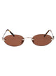 Miu Miu Argento Metal Sunglasses