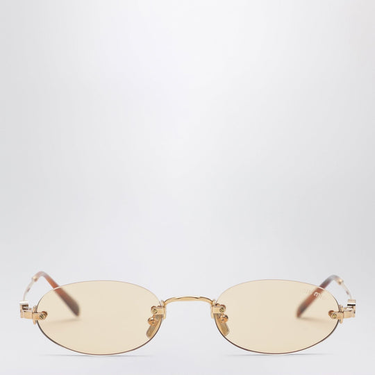 Miu Miu Rimless Oval-Frame Sunglasses