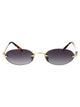 Miu Miu Oro Pallido Metal Sunglasses