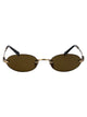 Miu Miu Old Gold Metal Sunglasses