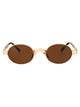 Miu Miu Old Gold Metal Sunglasses