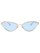 Tiffany & Co Pale Gold Metal Sunglasses