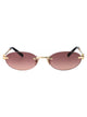 Tiffany & Co Oro Pallido Metal Sunglasses