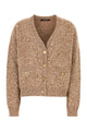 Versace Two-Tone Wool Blend Cardigan