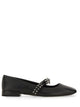Versace Gianni Ribbon With Studs Ballerina