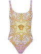 Versace Swimsuit Printed Recycled Lycra