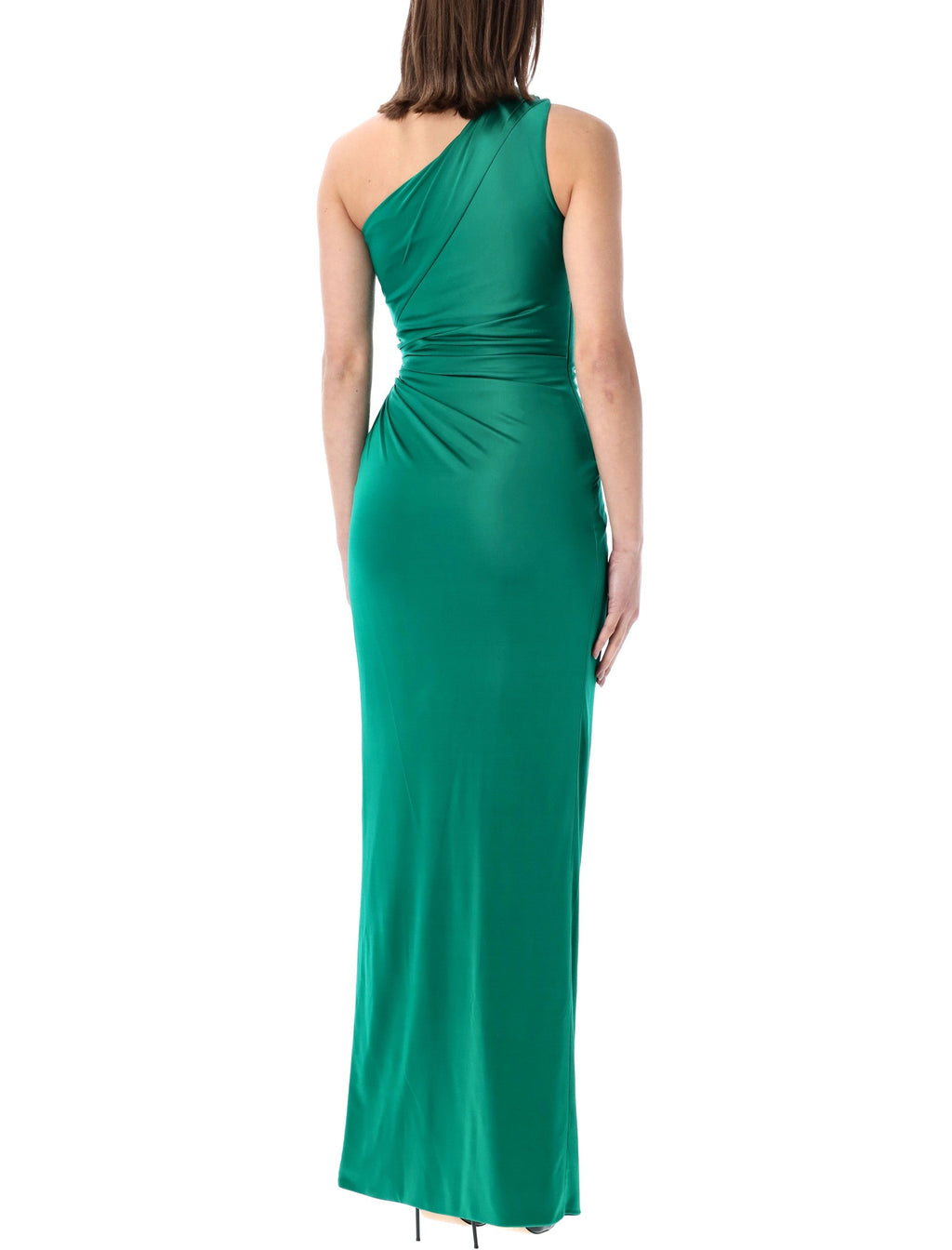 Versace Versace Draped Jersey Gown