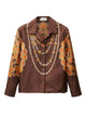 Versace "The Lover" Print Silk Twill Shirt