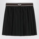 Versace Black Wool And Mohair Pleated Mini Skirt