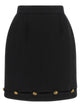 Versace Grain De Poudre Wool Skirt