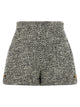 Versace Bouclé Wool Shorts