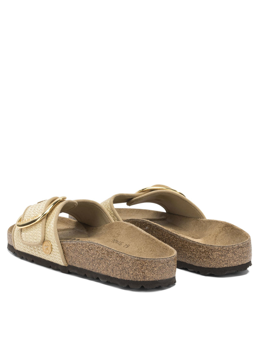 Birkenstock Beige Raffia Sandals