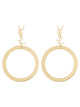 Saint Laurent Orecchini Cassandre Con Pendente