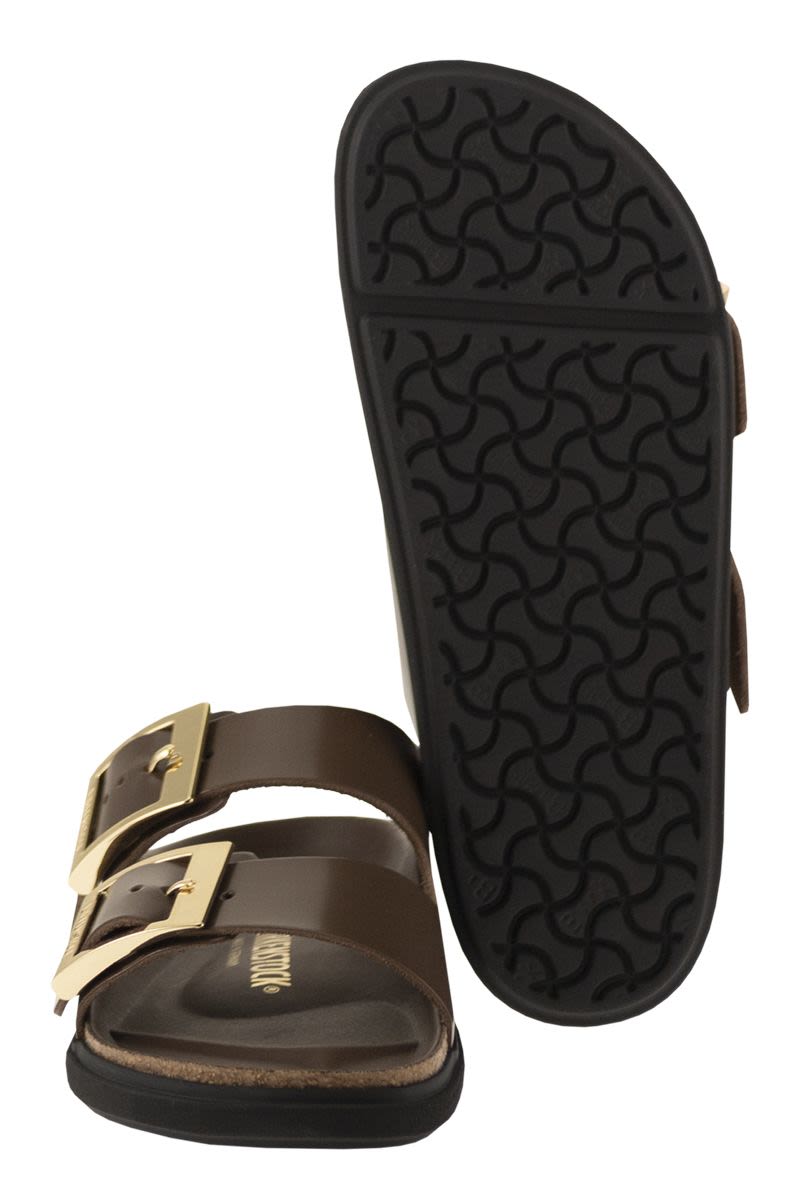 Birkenstock Arizona Db Hex – Patent Natural Leather Sandal