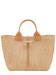 Longchamp Beige Canvas Handbag