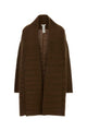 The Row Chocolate Cashmere Blend Novaan Cardigan