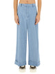 Valentino Denim Pants With Lapels