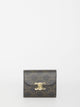 Celine Triomphe-Print Compact Wallet