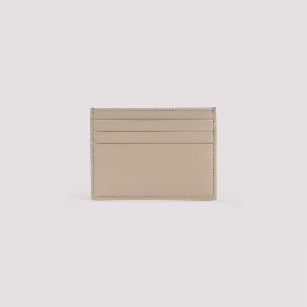 Celine Beige Triomphe Calfskin Card Holder