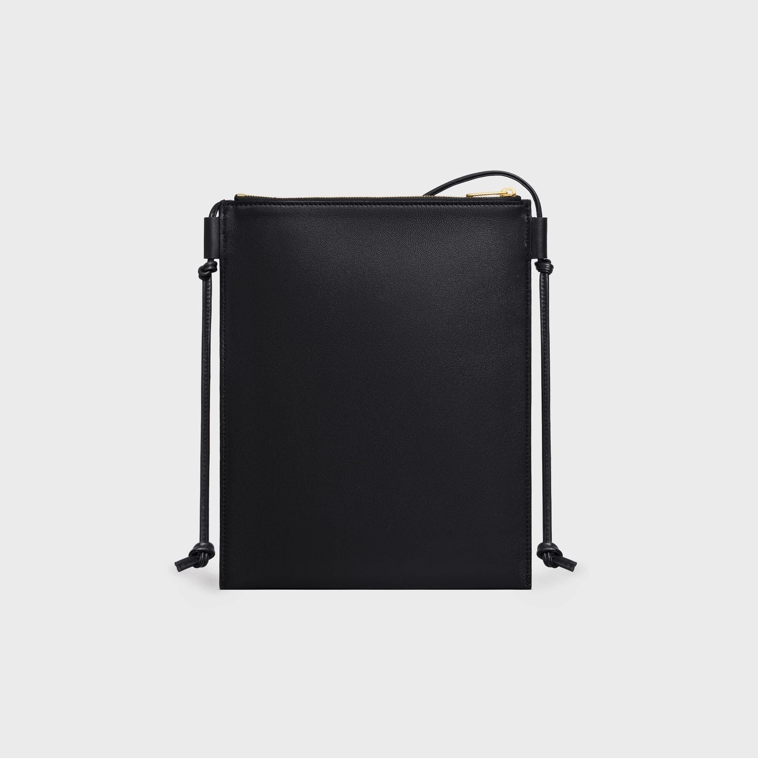 Celine Black Lamb Leather Sharp Pouch