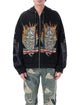 Who Decides War Who Decides War Graphic Cotton Zip Hoodie In Black