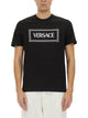 Versace T-Shirt With '90S Vintage Embroidered Logo