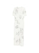 Victoria Beckham Mc Natural Est Black Flower Dress