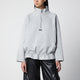Rotate Light Grey Scuba Half Zip Jacket
