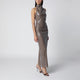 Rotate Long Dress With Micro-Sequins