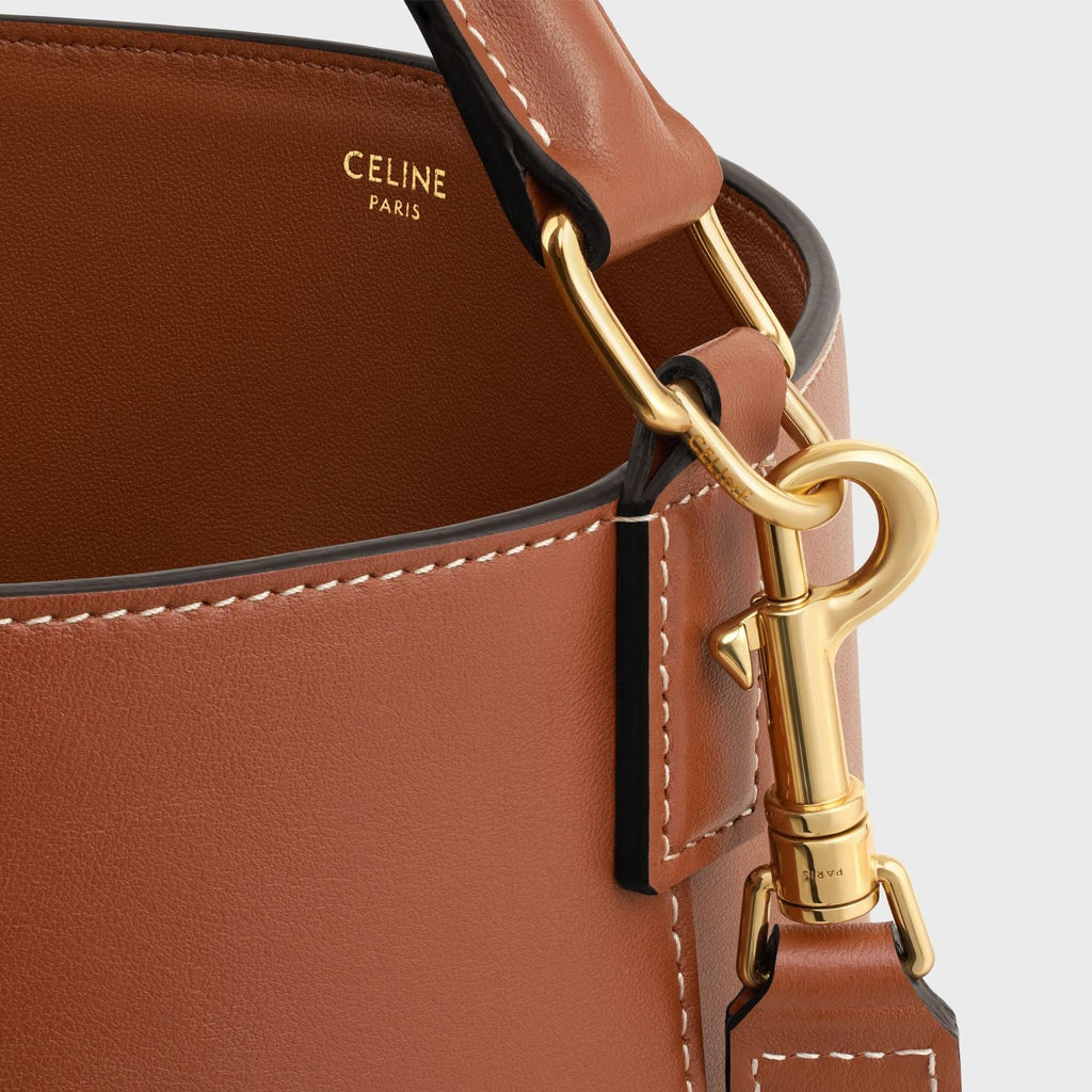 Celine Tan Calf Leather Medium Louise Shoulder Bag