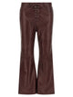 Rotate Birger Christensen Flared Leather-Effect Pants