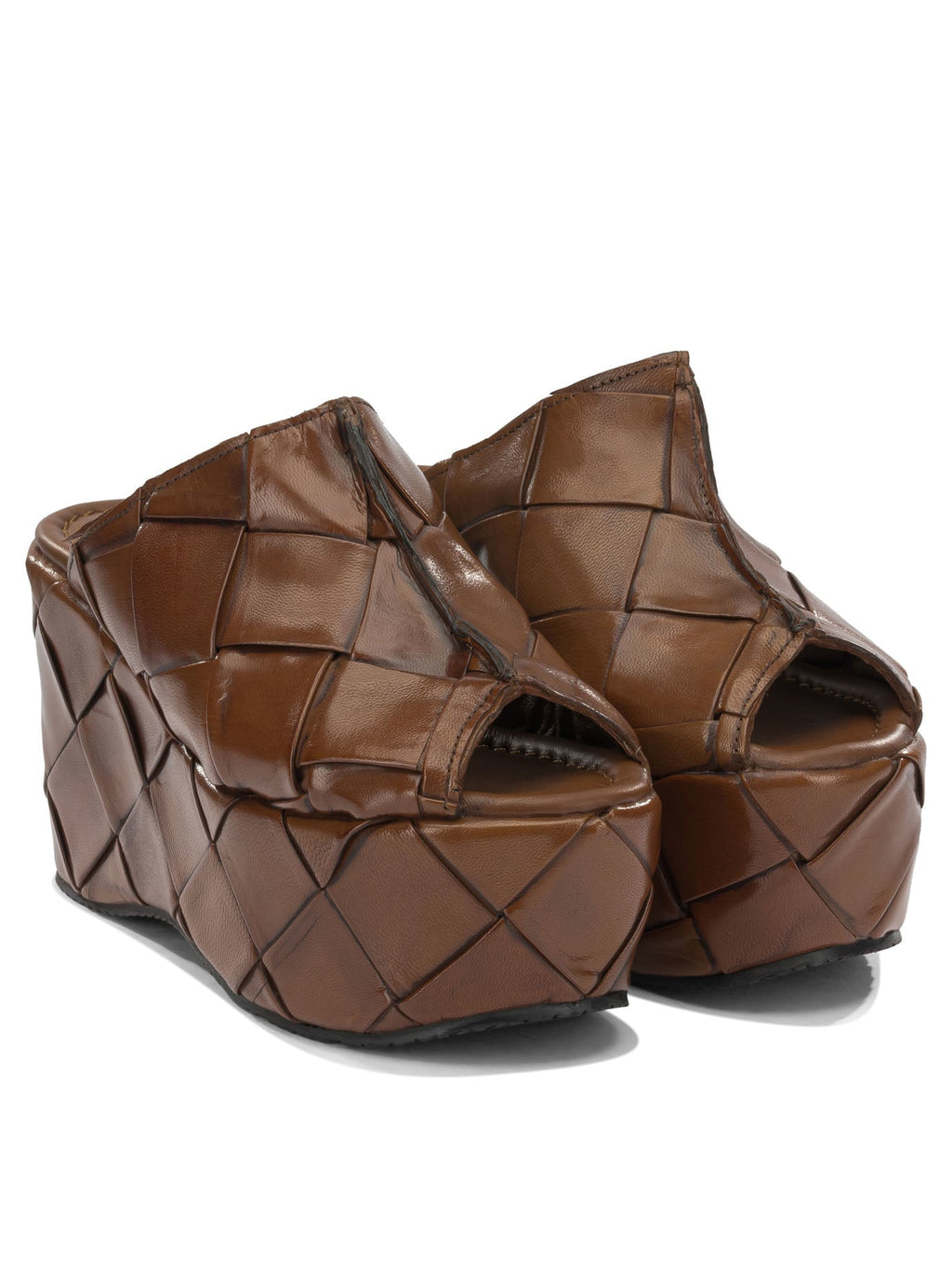 Pons Quintana Brown Leather Sandals