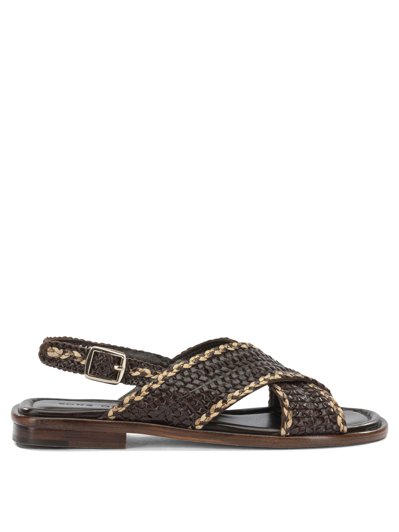 Pons Quintana Brown Leather Sandals