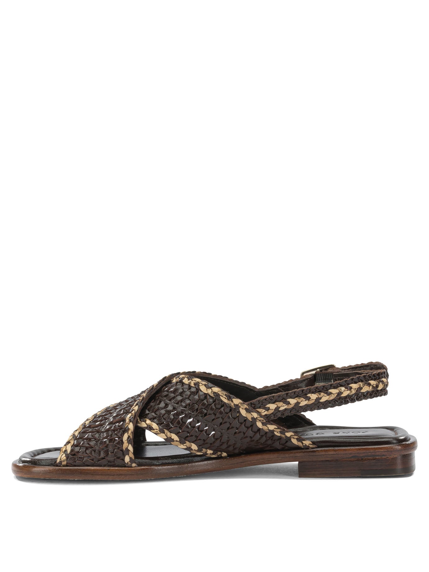 Pons Quintana Brown Leather Sandals