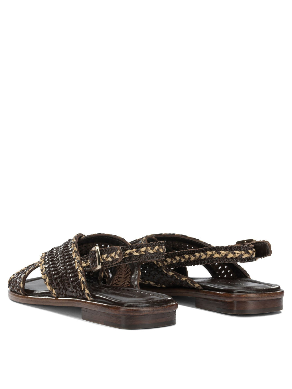 Pons Quintana Brown Leather Sandals