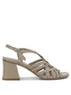 Pons Quintana Beige Leather Sandals