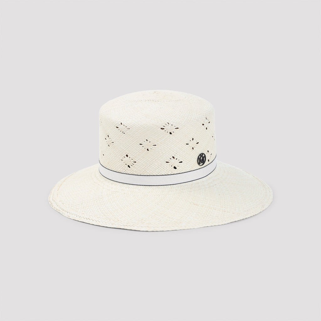 Maison Michel Ludi Plumetis Hat