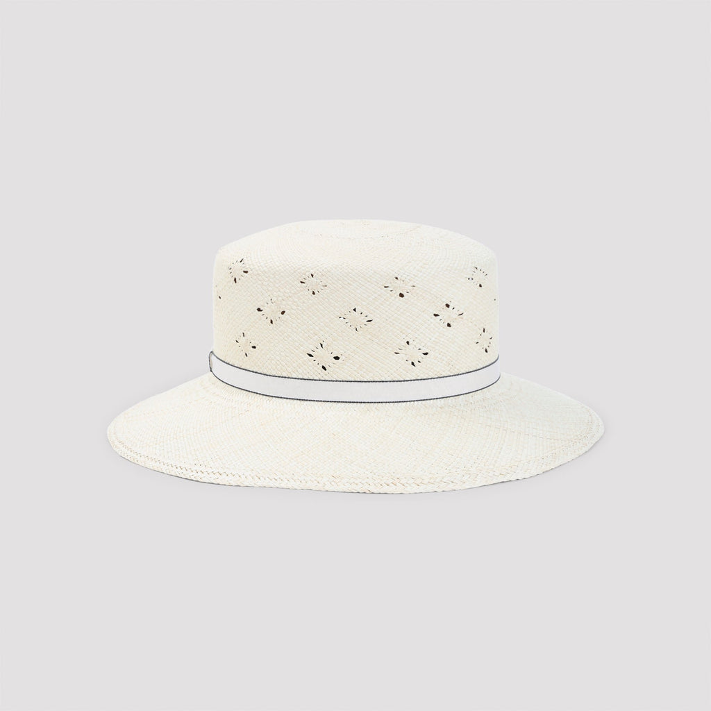 Maison Michel Ludi Plumetis Hat