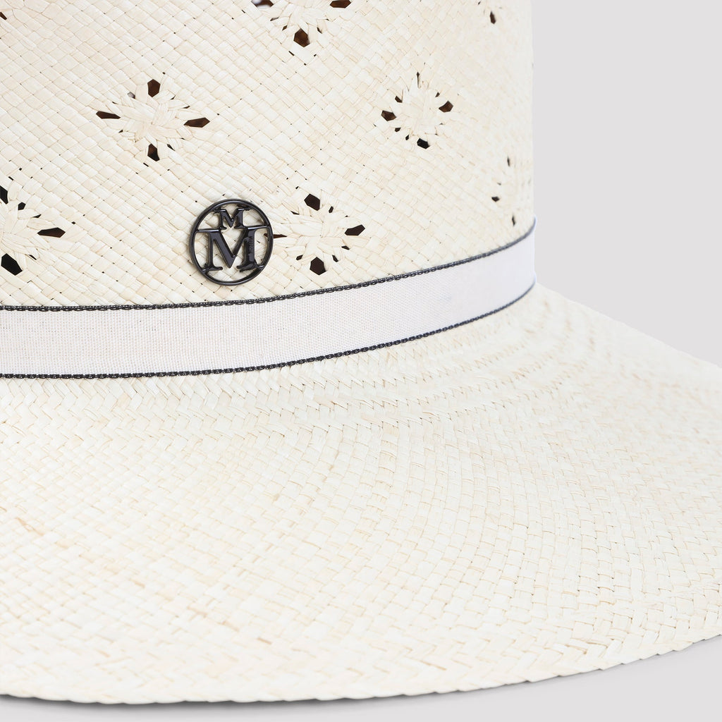 Maison Michel Ludi Plumetis Hat
