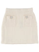 Self-Portrait Wool Miniskirt