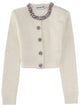 Self-Portrait Cardigan With "Diamanté" Detail