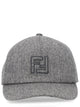 Fendi Wool And Cashmere Baseball Hat