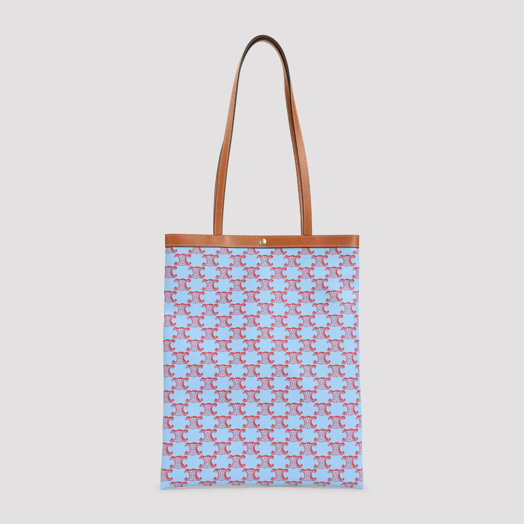 Celine Denim Blue Medium Flat Shopper