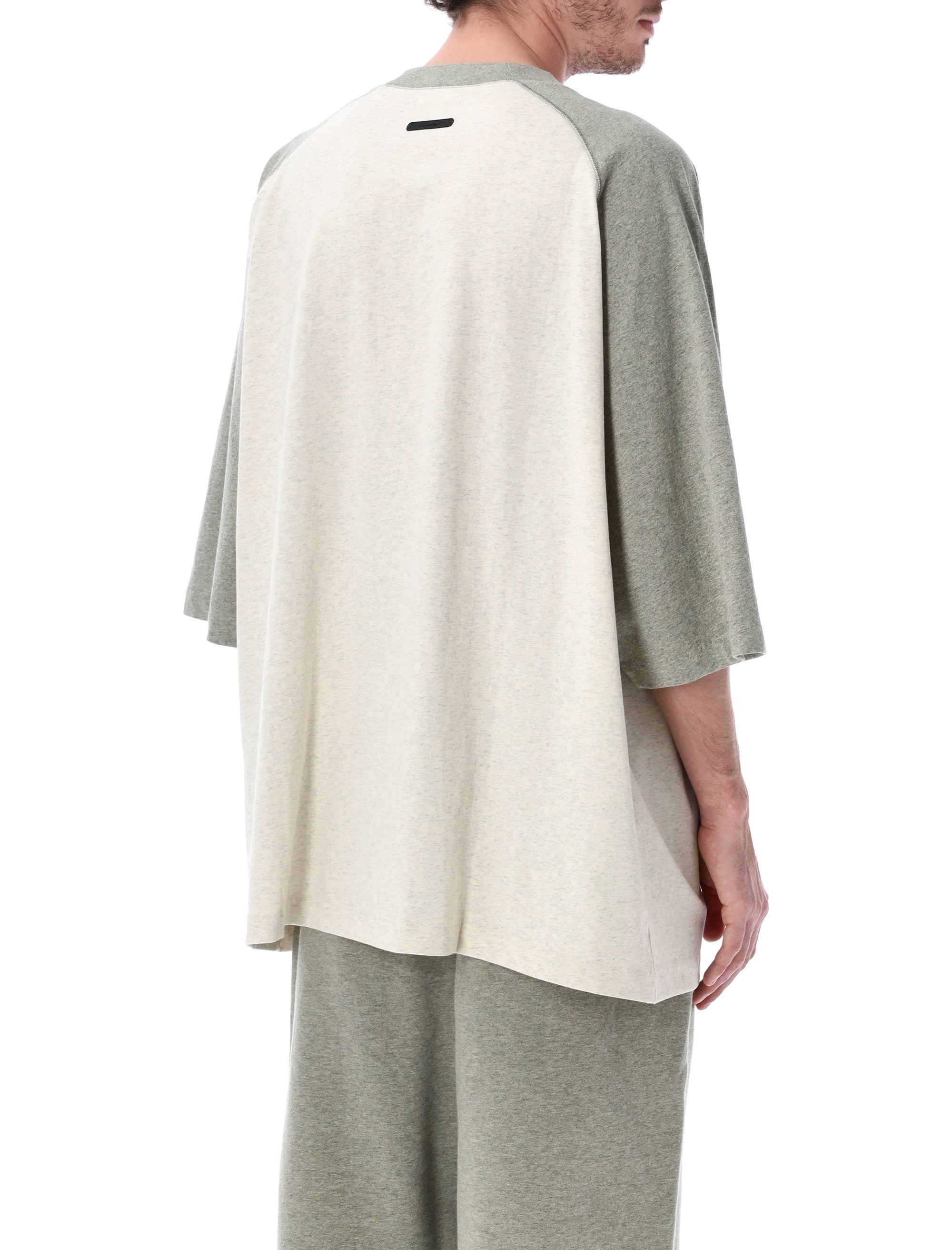 Fear Of God Essentials Essentials Fear Of God Light Grey Baseball T-Shirt