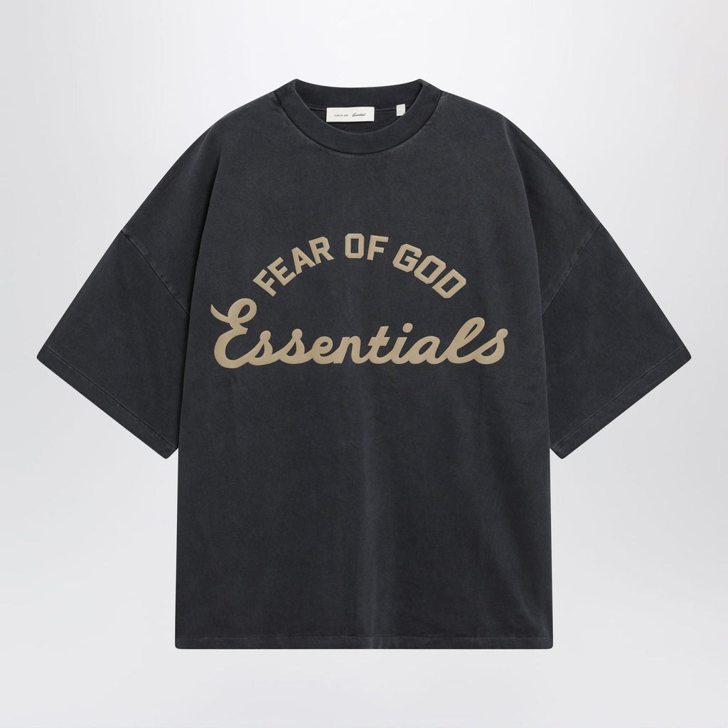 Fear Of God Essentials Training 90S Grey Cotton Jersey Tshirt