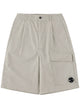 C.p. Company Shorts Cargo Con Patch Logo