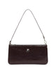 Courregès Dark Brown Varnished Cow Leather Handbag