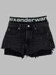 Alexander Wang Shorts In Denim Con Logo