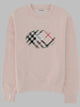 Burberry Felpa "Caroline" Con Inserto Check